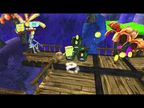 SpongeBob SquarePants Truth Or Square Walkthrough Part 1 2 XBOX 360