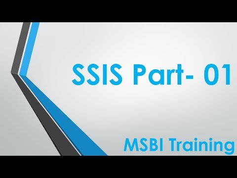 SSIS Part 01 | SSIS Tutorial For Beginners | SQL Server Integration Services | MSBI Training Venkat