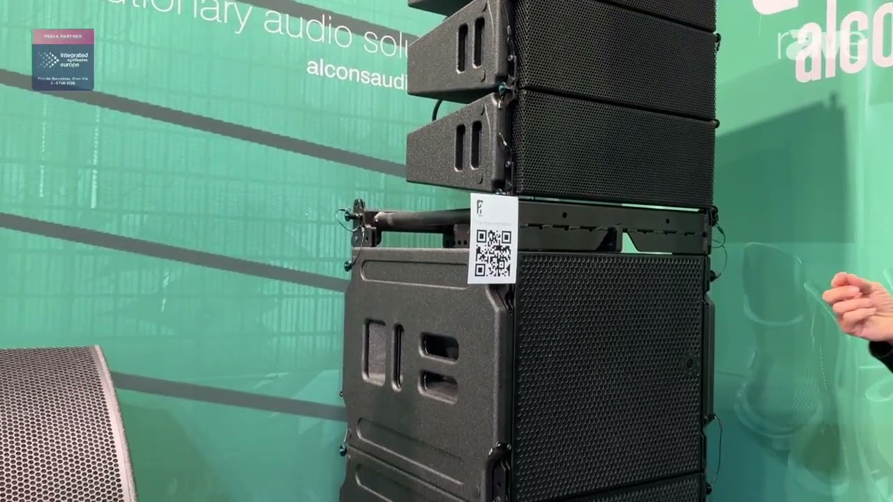ISE 2026: Alcons Audio Launches LR15 + LR15B Line Array System Speakers