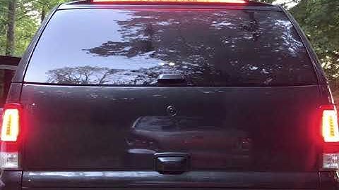 Sequential Escalade 3rd brake light