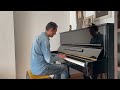 Oscar pascasio  a song for nuria playing the piano at home