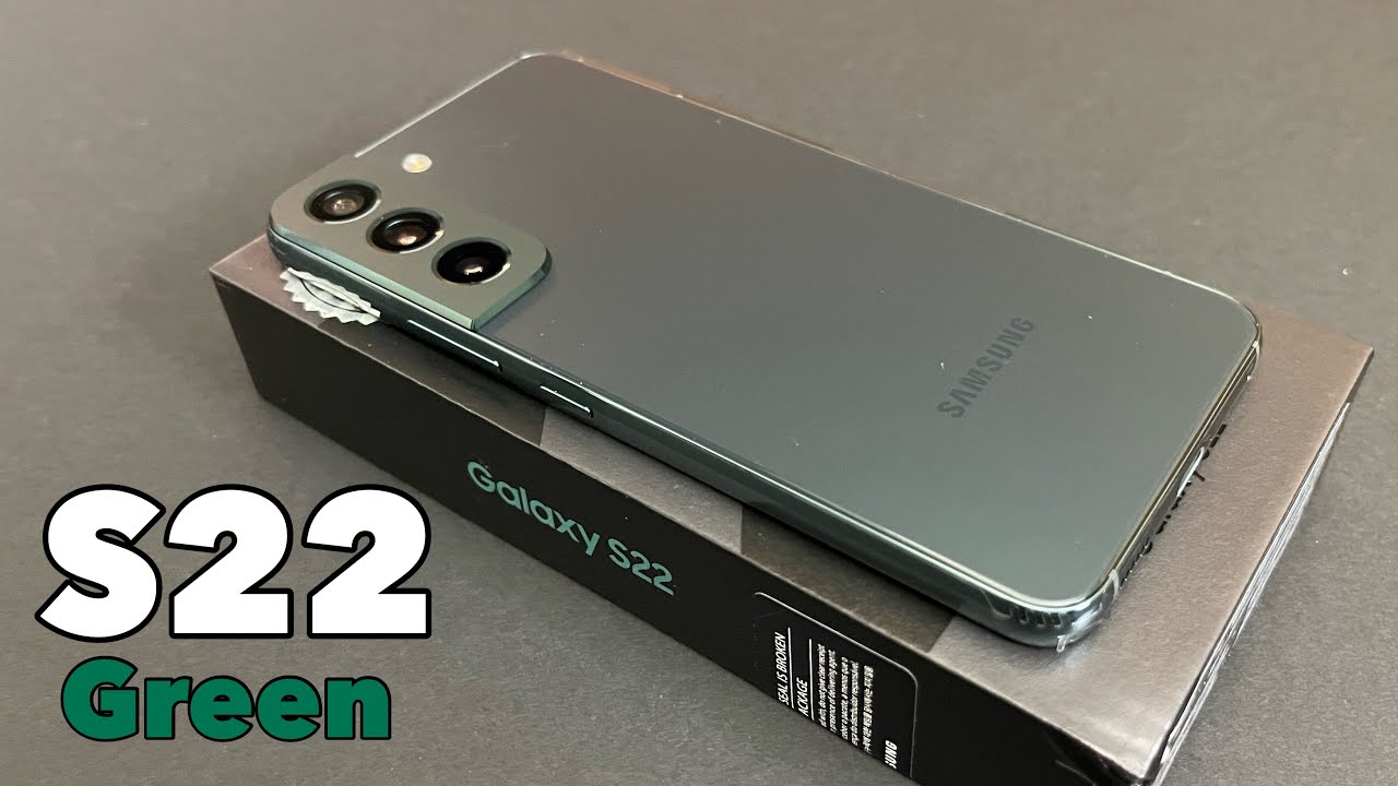 Unboxing SAMSUNG S22 Green YouTube