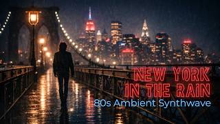 TTR: New York in the Rain | 80s Ambient Music | Retro Synthwave & Night City Vibes