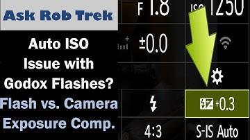Auto ISO and Godox Flashes, Camera Exposure Compensation vs Flash Exposure Compensation? ep.437