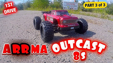 Arrma Outcast 8s 1st Drive is AMAZING
