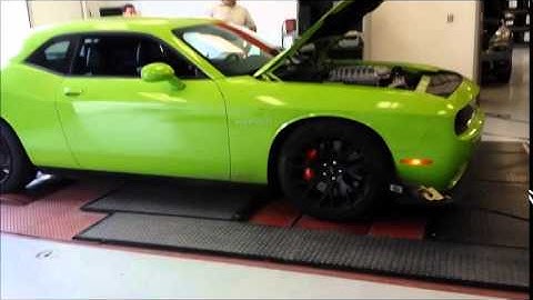 Hellcat First Released Dyno Run With Numbers at K&N