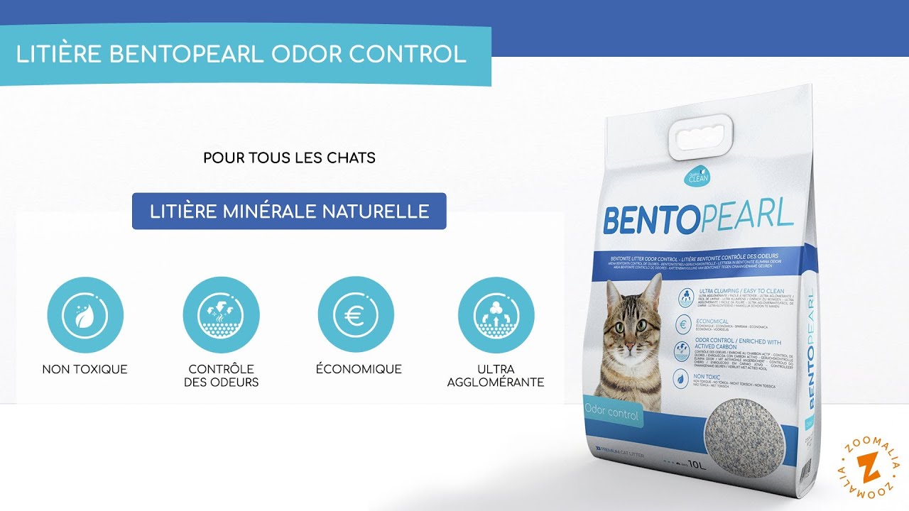 Litiere Pour Chat Bentopearl Odor Control Quality Clean Ultra Agglomerante 8 Kg