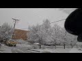 Tormenta de nieve en salt lake City Utah segunda parte