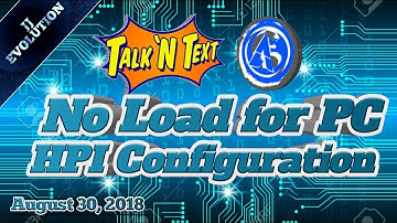 TNT No Load For PC | Hpi Configuration Update | 08/30/18
