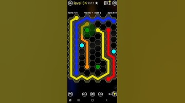 How To Solve Flow Free Hexes Extreme Hextangle Pack Level 34 Board Walk Through Solution Walkthrough