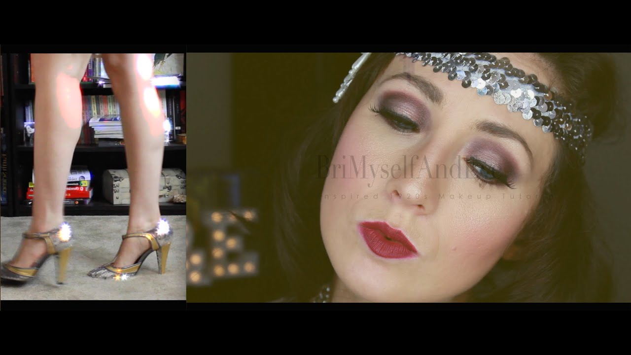 Gatsby 1920s Flapper Girl Easy Makeup Look YouTube