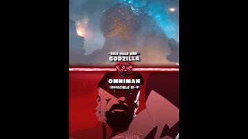 Godzilla (Nuke Amp) vs. Omniman | #shorts #godzilla #vs #fyp