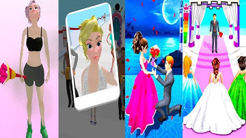 Bride Race👸❤️🤴*NEW GAME* All Levels Gameplay Trailer Android, ios