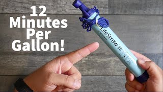 How to Make 500 + Gallons of DRINKING WATER With A LIFESTRAW