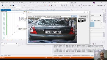 Automatic License Plate Recognition in C# OpenCV Emgu CV and Tesseract OCR - Demo
