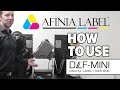Basic operation: DLF-140s and DLF-220s Desktop Digital Label Finishers from Afinia Label