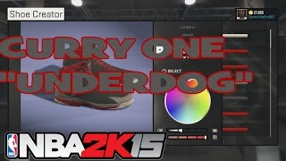 NBA 2K15 Shoe Creator | Curry One Underdog | Xbox One PS4