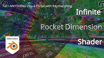 Infinite Tunnel entirely in Shader Nodes [Raymarching in Blender]