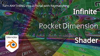 Infinite Tunnel entirely in Shader Nodes [Raymarching in Blender]