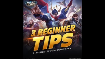 3 tips for beginners in moba legends #mobilelegends #tips #mlbb #shorts