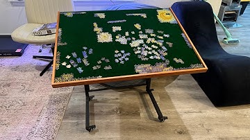 Jigsaw Puzzle Table/Rolling Desk Update