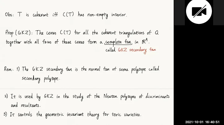 Tony Yue Yu - Generalizing GKZ secondary fan using Berkovich geometry - NonArchTrop Oct 1st, 2021