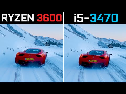 RYZEN 5 3600 vs i5-3470 Test in 10 New Games (2021)