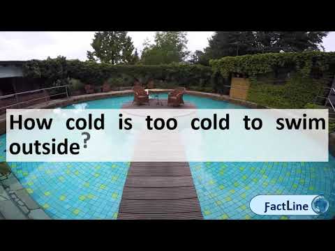 How Cold Is Too Cold To Swim Outside Youtube