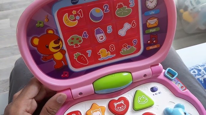 VTech Brilliant Baby Laptop, Learning Toy for Baby, Pink 