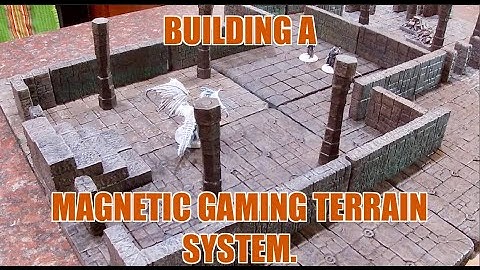 Magnetic Dungeon tile system!