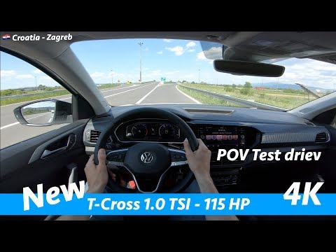 Volkswagen T-Cross 2019 - POV test drive in 4K | 1.0 TSI - 115 HP