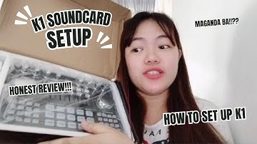 How To Set Up K1 Soundcard 2024 | No Cut Tutorial