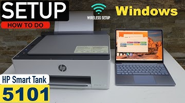 HP Smart Tank 5101 Setup Using Windows Laptop.