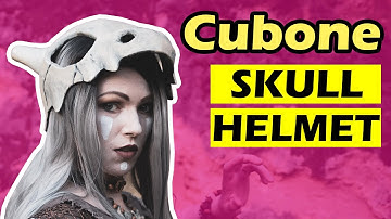 How to make a EVAFOAM SKULL HELMET for POKEMON CUBONE cosplay - tutorial