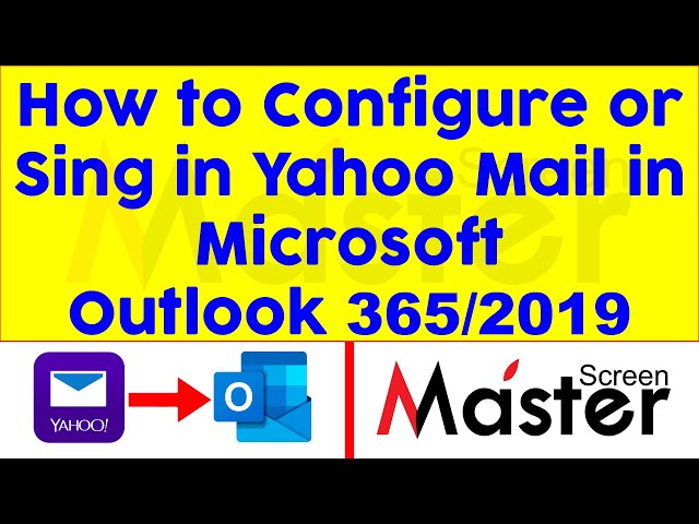 how to configure yahoo mail in outlook 365  yahoo mail configure in  outlook 365 