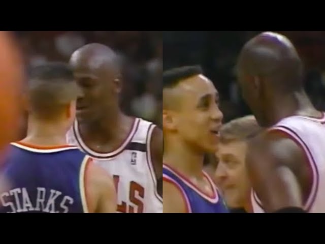 The Dunk - John Starks famous dunk in the 1993 NBA Playoffs vs the Bulls