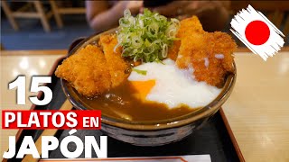 15 Mejores Platos que Tienes que Probar en Japón. Probando Comida Japonesa. Viaje a Japón 🍣🍜🇯🇵