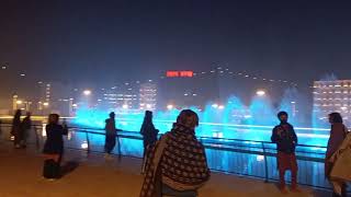Dancing fountains in Park View City Downtown Islamabad