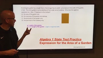 Expression for the Area of a Garden