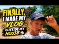 Finally, I made my vlog outside my house !