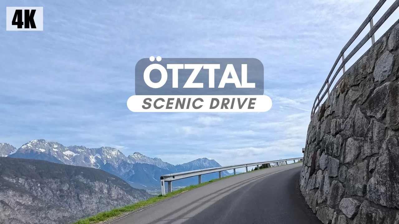Spectacular Tyrol Mountain Road Trip – Ötztal to Sellraintal via Kühtai Pass | 4K
