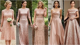 STUNNING Rose Gold Dresses for the Mother of the Bride! Rose Gold Dress Color