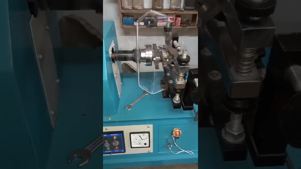 how to use Nishan company ceiling fan winding machine YouTube