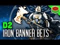 ULTIMATE DISMANTLE WAGER! | Destiny 2 - Iron Banner Bets #1 (The Dream Team)