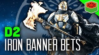 ULTIMATE DISMANTLE WAGER! | Destiny 2 - Iron Banner Bets #1 (The Dream Team)