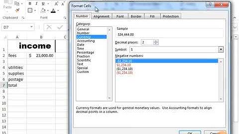 The Number Group and Working with Numbers, Dates in Excel