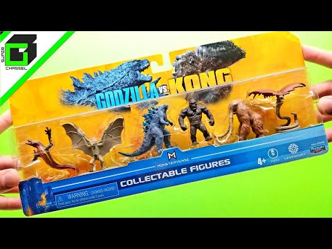 New GODZILLA vs KONG (6 pack mini figures) UNBOXING and REVIEW!