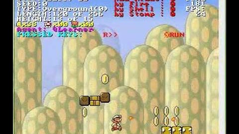 Infinite Mario AI Reinforcement Learning Q-Learning