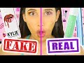 Full Face Of FAKE vs. REAL Makeup - WHICH ONE IS BETTER?? | Mar