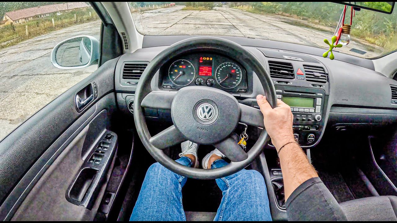 2005 Volkswagen Golf 5 (1.9 TDI 105 hp) | POV Test Drive #2206 Joe Black